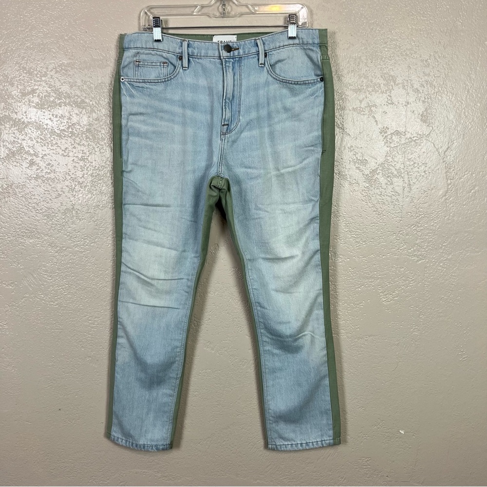 FRAME LE‎ BEAU CANTERBURY CARGO MIX BOYFRIEND JEANS Size 29